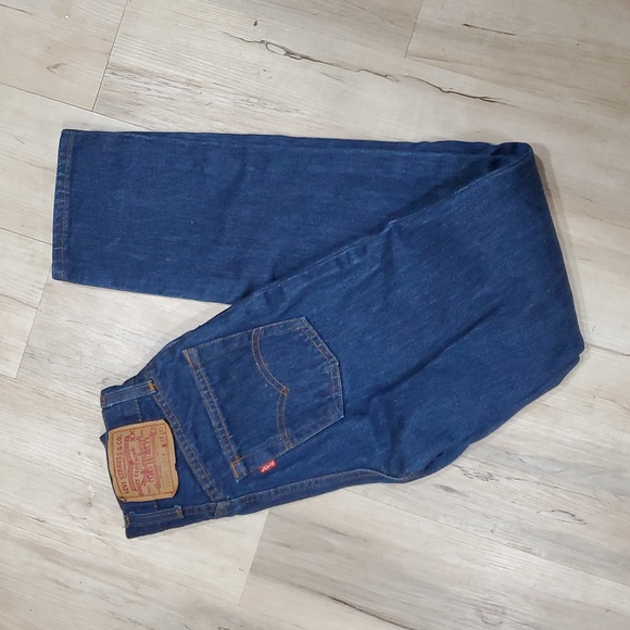VINTAGE MADE IN USA Levi's Womens Blue Jeans 25/32 - Picture 1 of 5